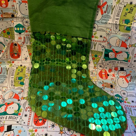 3 Beautiful sequined Christmas Stockings 2006 and earlier - Picture 5 of 10